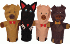 447- Fantoches Três Porquinhos